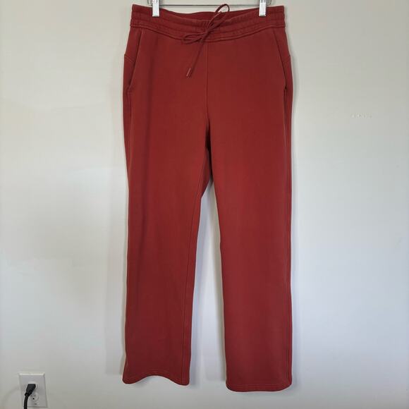 Lululemon Loungeful Straight Leg Pant - Red Rock (Orange) - Women's 8 - Picture 2 of 9